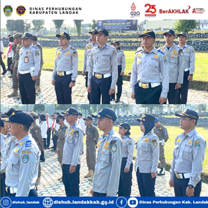 Dishub Landak Mengikuti Pelaksanaanapel Gelar Pasukan Operasi Kepolisian Kewilayahan "zebra Kapuas 2023"